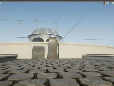 park low poly ready to unreal enginer Low-poly 3D model