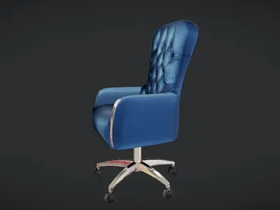 luxury office chair 3D model