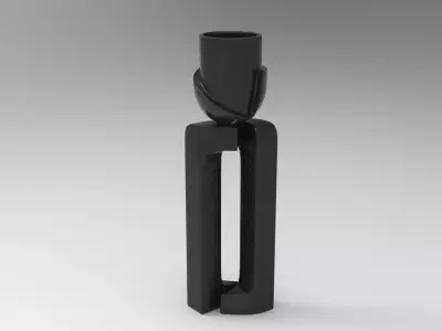 Pikka Plant Pot Low-poly 3D model