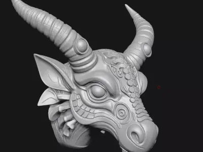 Dragon 3D print model