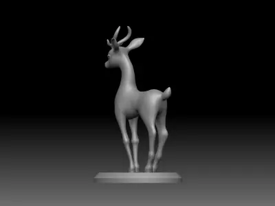 Deer Baby 3d Print model for home decor 3D print model