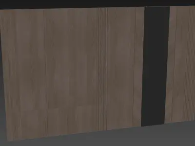 Decorative V47 Wall Panels 3D model