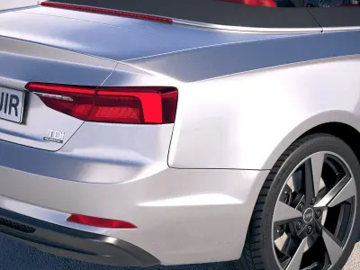 Audi A5 Cabriolet 2018 3D model