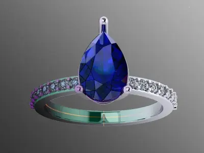 Ring bi 35 3D print model