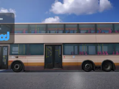 Hk Doubledeck 001 3D model