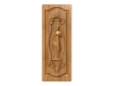 Warrior front overlay 3dprint 3D model