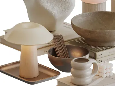 Decorative Set-05 3D model purchase