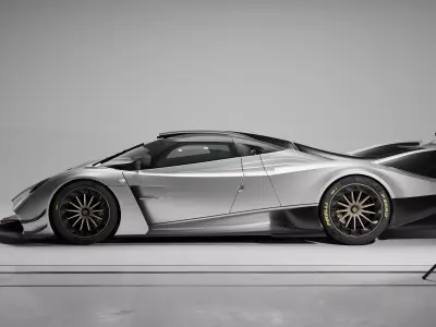 Pagani Huayra R Evo Roadster   Low-poly 3D model