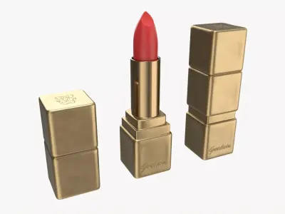 Guerlain Kisskiss Matte Lipstick 3D model