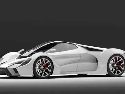 Concept car - Dacia Transalpina 3D model