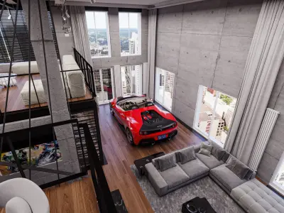 Ferrari J50 Penthouse 3D model