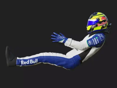 F1 VCARB Racing Suit 2025 3D model