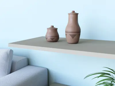 Pot Jars 3D model