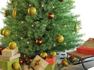 Christmas tree 3D model