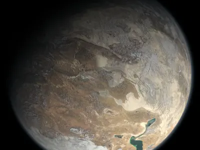 Desert Planet 07 Free 3D model