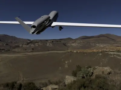 RQ-4-GLOBAL-HAWK unmanned aerial vehicle 3D print model