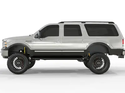 Generic F150 EXCURSION 2005 Lifted 3D model