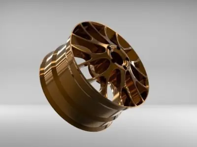 TUNING CAR RIMS 3D model