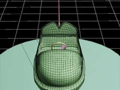 Bumper Cars Low-poly 3D model