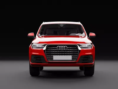 Audi Q7 Tfsi e Red 3D model