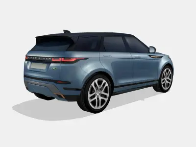 Range Rover Evoque 2020 Low-poly 3D model