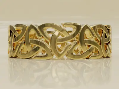 Gold Ring 3D print model