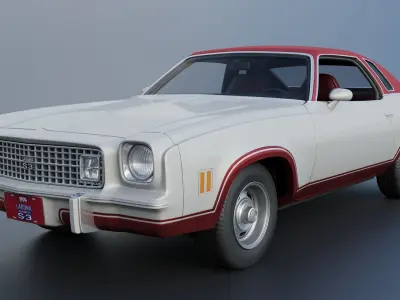 Chevrolet Chevelle Laguna S-3 1974 3D print model
