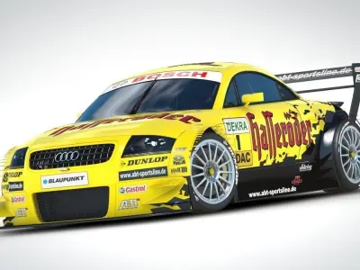 Audi TT-R DTM 2003 - Hasseroeder 3D model