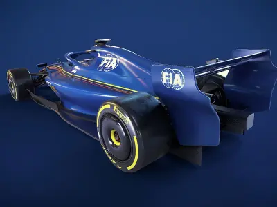 Formula 1 2026 - FIA-F1 Showcar Low-poly 3D model