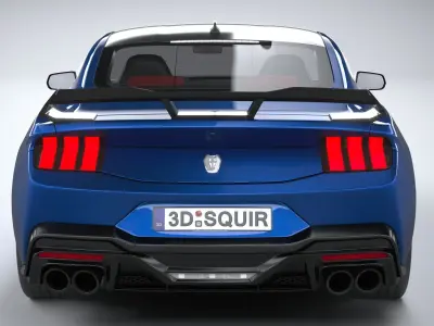 Mustang Dark Horse 2024 3D model