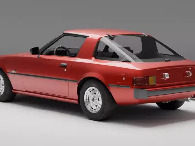 Mazda RX-7 MK1 1978 3D model