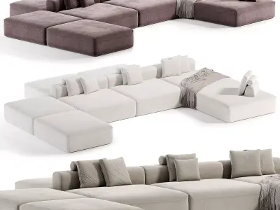 Cooper Sofa Modular 3D model