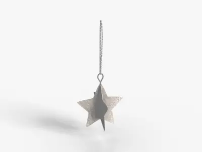 Deco Ornam Star Low-poly 3D model