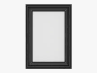 Frame portrait with picture 02 3D model