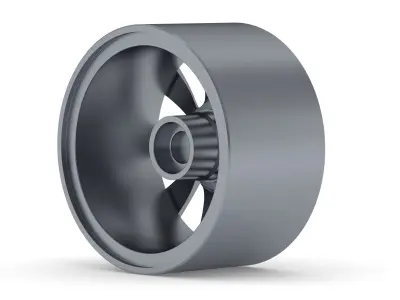 Tesla Car Rim 03 3D model