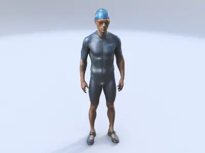 Triathlon 3D model