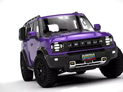 Chery Jetour T2 2024 With Interior 3D model