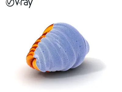 Realistic D Croissant Model Pack Low-poly 3D model