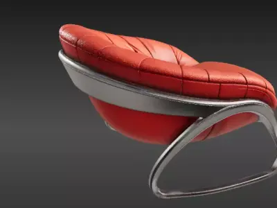 Premium Lounge Chair 3D Model Luxury Furniture  3D model