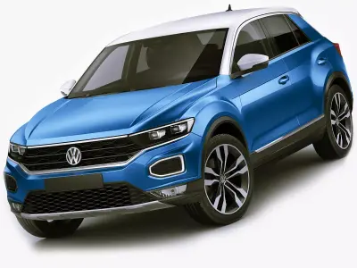 VW T-Roc 2018 3D model