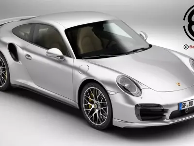 Porsche 911 Turbo S 2014 3D model