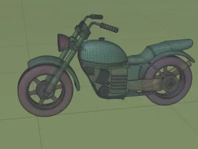 Motorcycle 3D model from CGTrader - Subdivision ready
