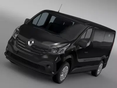 Renault Trafic Minibus L2H1 2017 3D model
