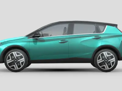 Hyundai Bayon 2022 Low-poly 3D model