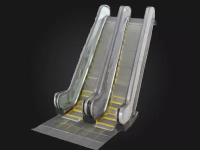 Ascend and Descend  Modular Stairs for Dynamic Scenes 3D model