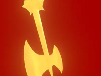 Axe G1 optimus prime Fall of cybertron 3D model