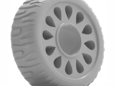 Multipurpose Wheel 3D print model