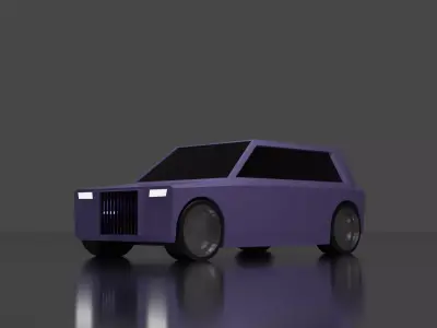 Low Ploy Car  Free low-poly 3D model