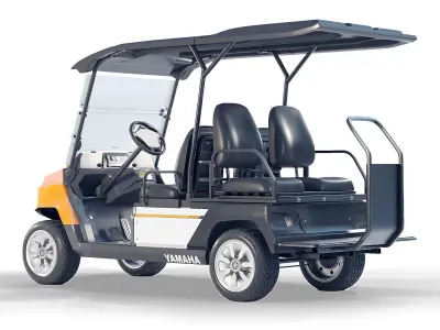 Yamaha Golf Cart UMAX 2X2 3D model