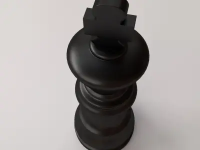 King Chess 3D model